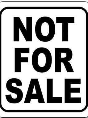 Not for‎ sale